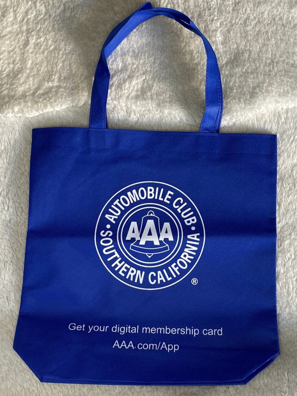 AAA Southern California Blue Reusable Tote Bag